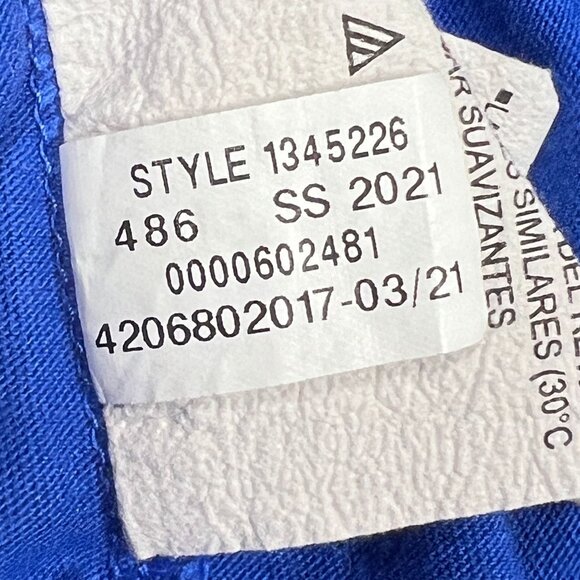 Under Armour HeatGear T-Shirt Mens 2XL Blue Graphic Spellout Loose Fit Pullover - Picture 6 of 11